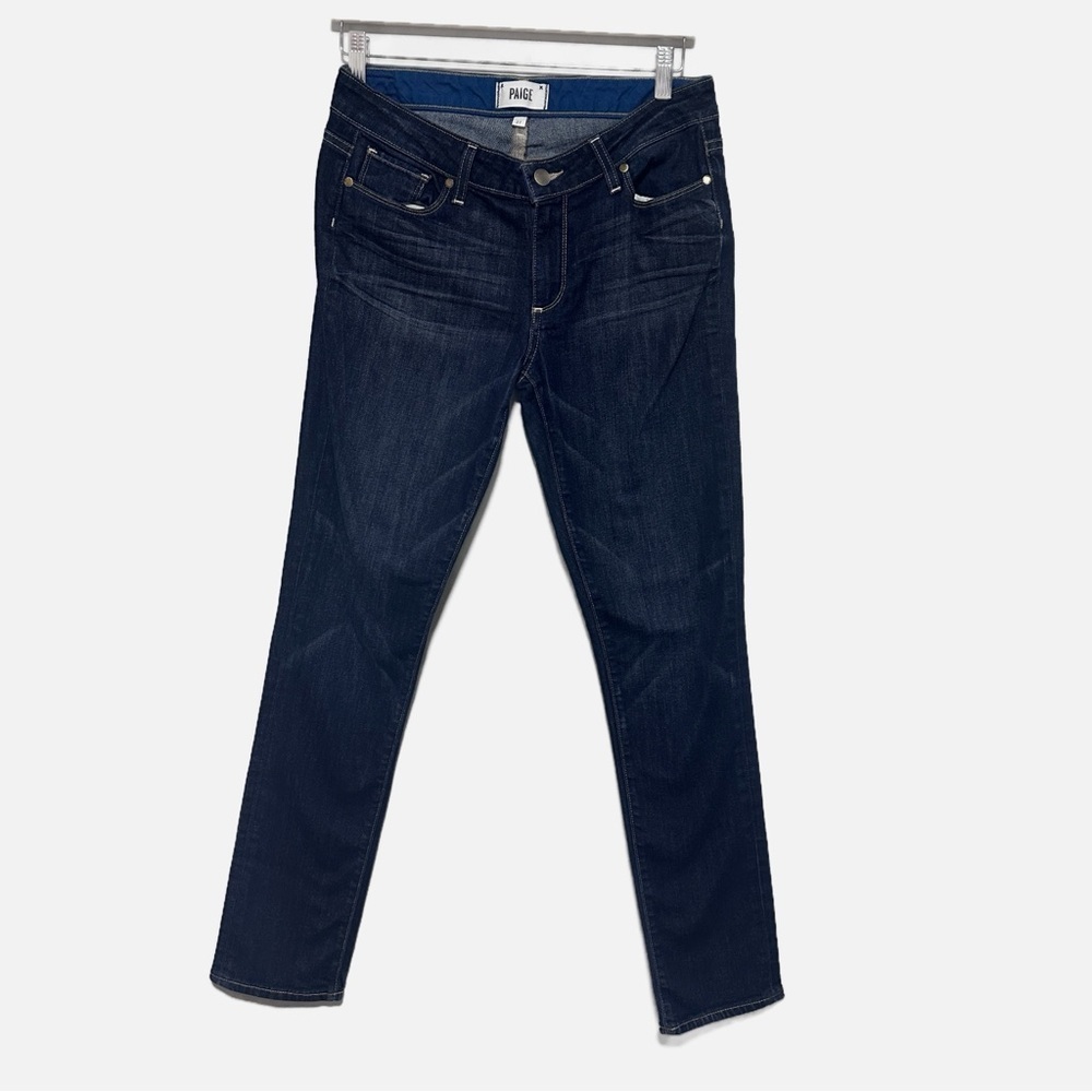 PAIGE Women's Midnight Blue Skinny Jeans